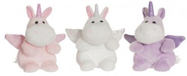 Teddy Fantasi Beanies Enhjørning 12 Cm