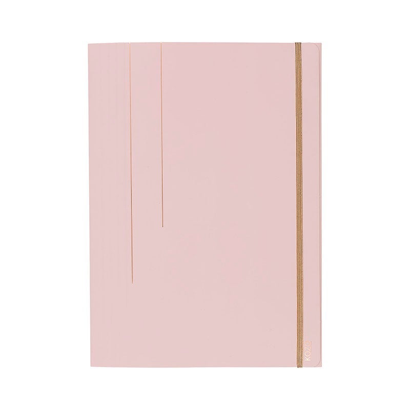 Strikkmappe Kozo A4 Dusty Pink