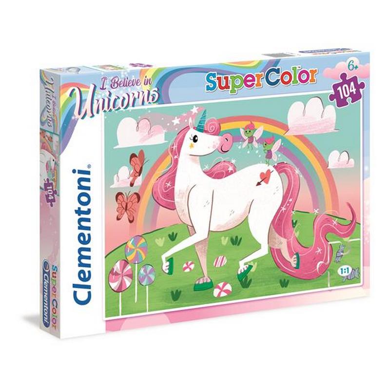 Puslespill 104 Unicorn Clementoni