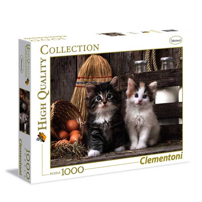 Puslespill 1000 Lovely Kittens Clementoni