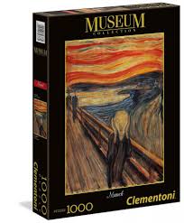 Puslespill 1000 Munch The Scream Clementoni