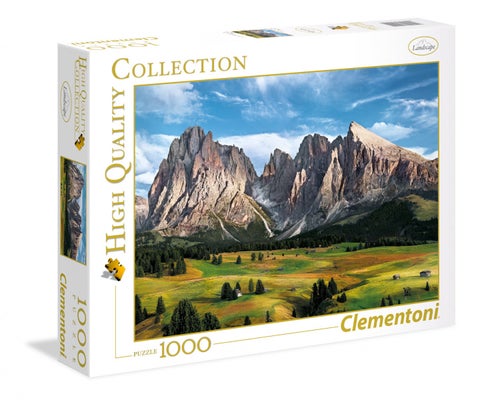 Puslespill 1000 The Alps Clementoni