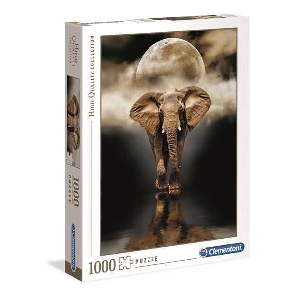 Puslespill 1000 The Elephant Clementoni