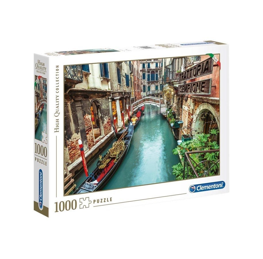 Puslespill 1000 Venice Canal Clementoni
