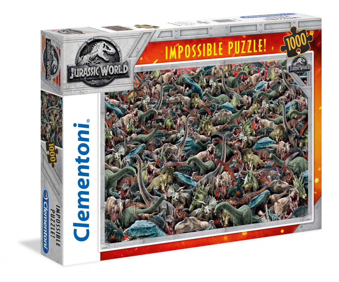 Puslespill 1000 Jurassic World Clementoni