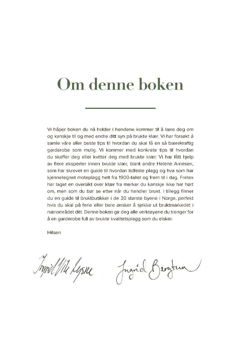 Gjenbruk med Ingrid & Ingrid