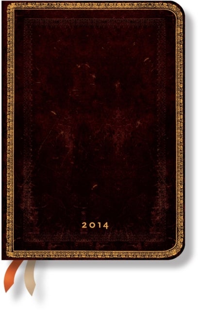 Agenda Paperblanks 12 mnd 2014 Black Moroccan Midi Week HOR