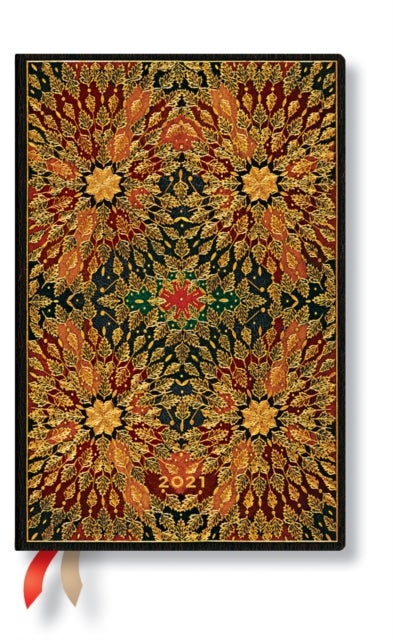PAPERBLANKS 12M AGENDA 2021 FIRE FLOWERS
