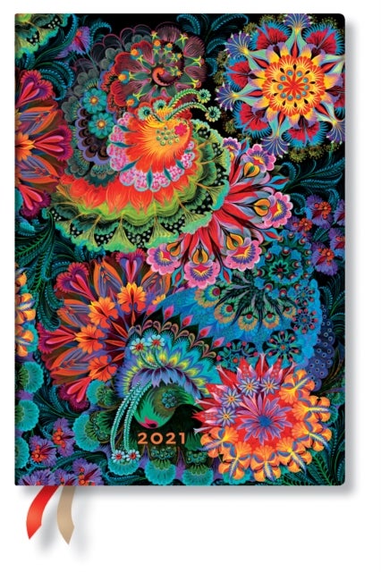 PAPERBLANKS 12M AGENDA 2021 MOONLIGHT