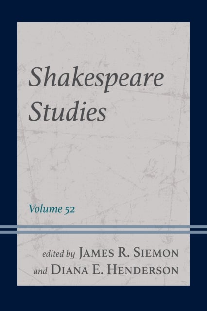 Shakespeare Studies - Volume 52