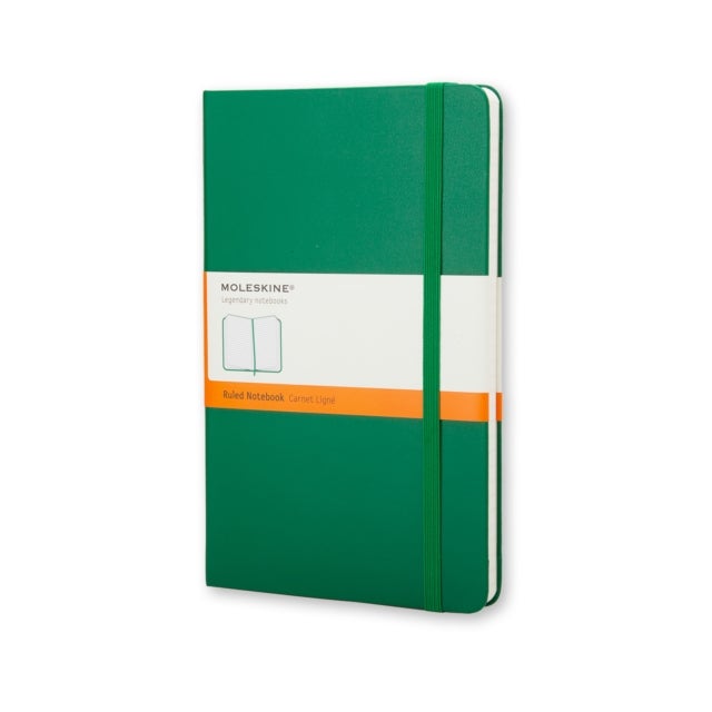 MOLESKINE NOTATBOK LINJERT GREEN PKT