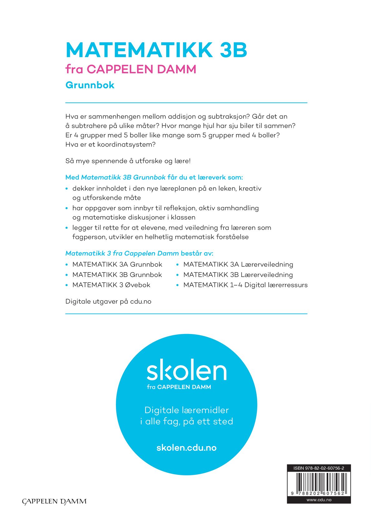 Matematikk 3B fra Cappelen Damm