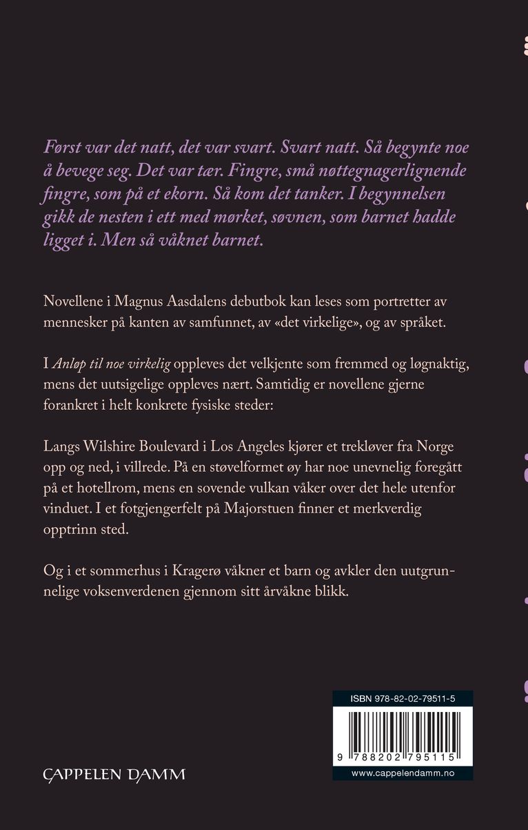 Anløp til noe virkelig