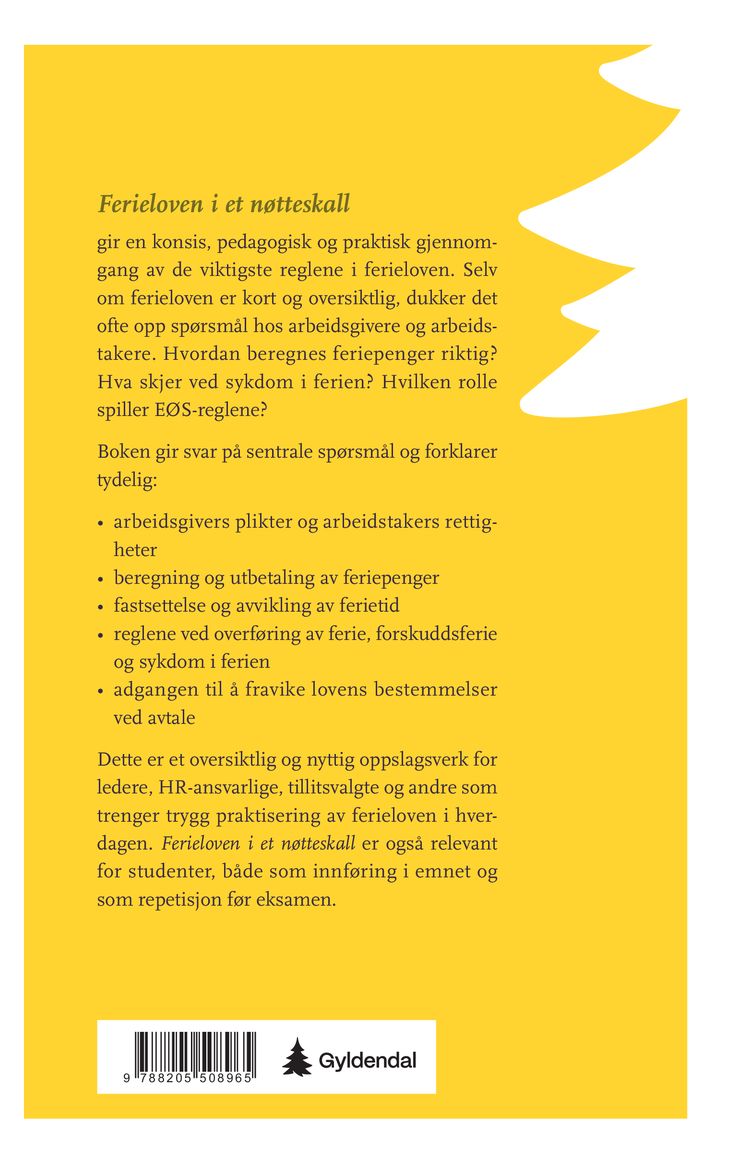 Ferieloven i et nøtteskall