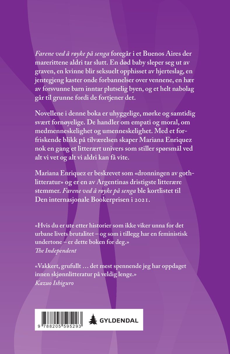 Farene ved å røyke på senga