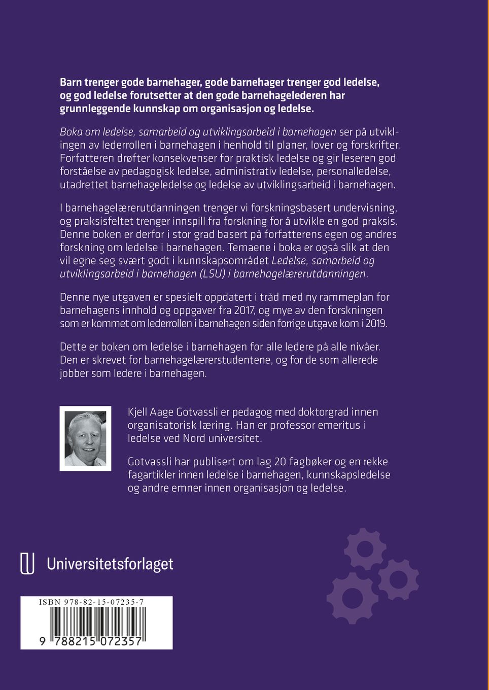 Boka om ledelse, samarbeid og utviklingsarbeid i barnehagen