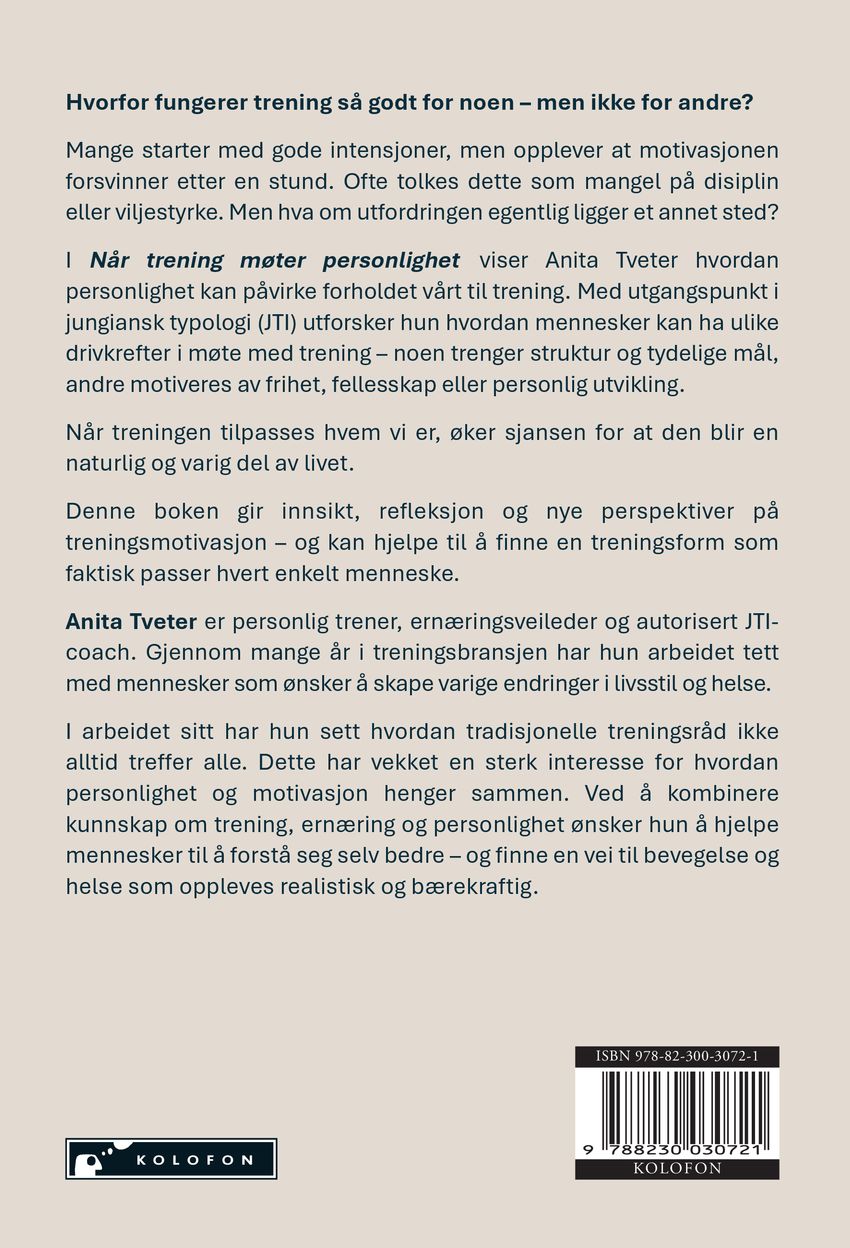 Når trening møter personlighet