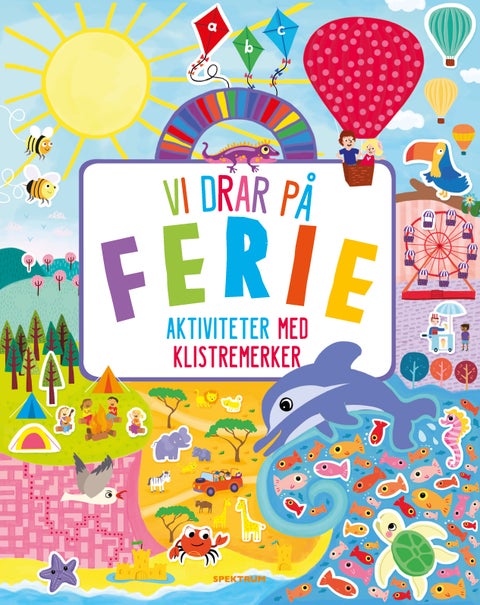 Vi drar på ferie - aktiviteter med klistremerker