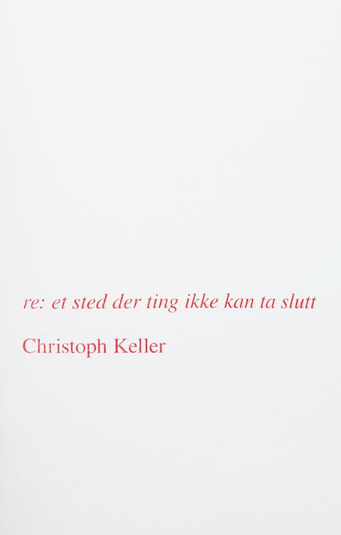 re: et sted der ting ikke kan ta slutt