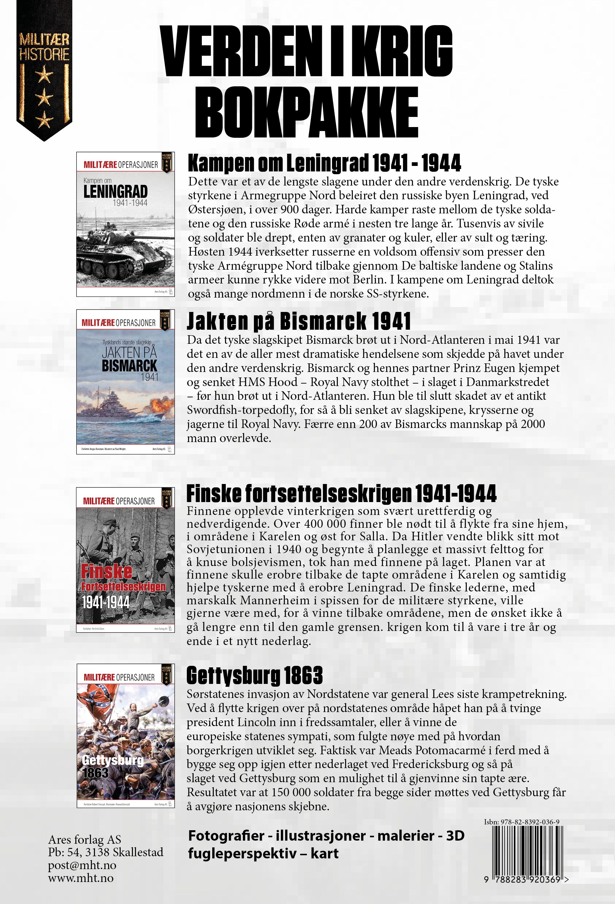 Verden i krig bokpakke