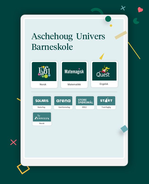 Aschehoug Univers Barneskole Basis - enkeltlisens - alle fag, alle trinn