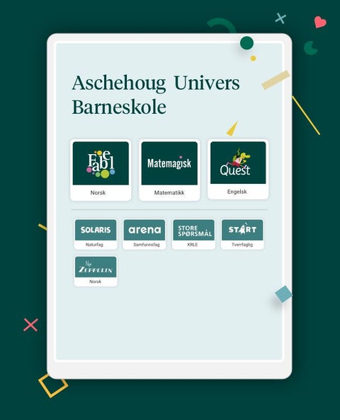 Aschehoug Univers Barneskole Basis - enkeltlisens - alle fag, alle trinn