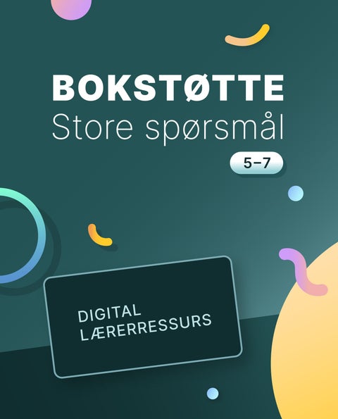 Store spørsmål 5-7, Bokstøtte - KRLE for barnetrinnet