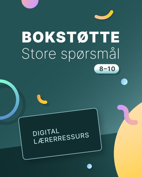 Store spørsmål 8-10, Bokstøtte - KRLE for ungdomstrinnet