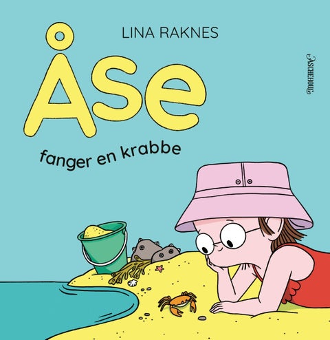 Åse fanger en krabbe