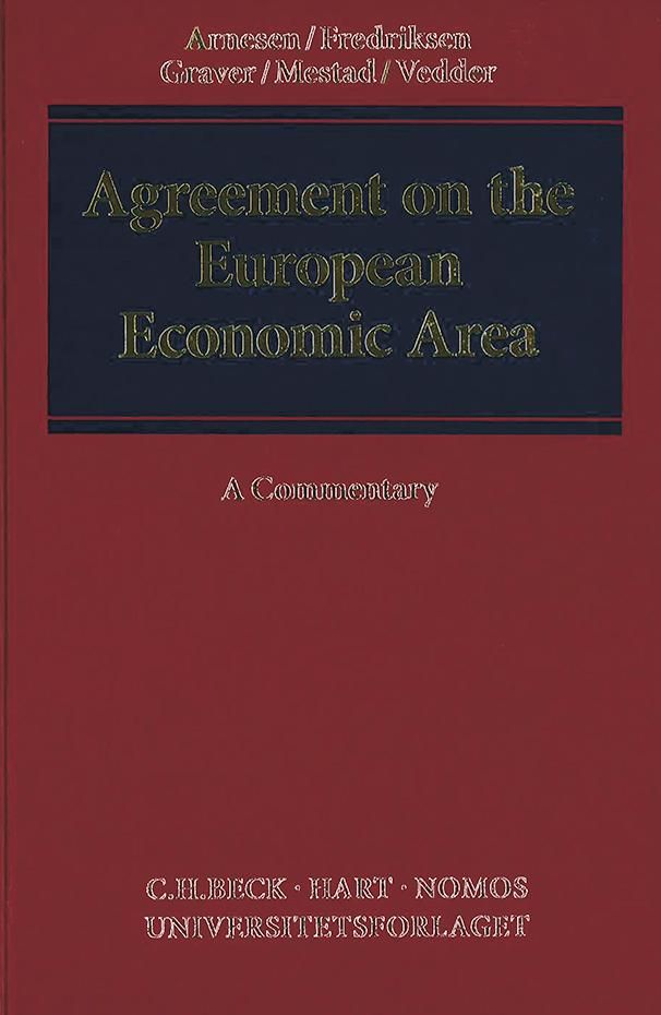Agreement on the European Economic Area - a commentary