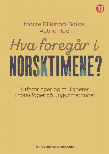 Hva foregår i norsktimene? - utfordringer og muligheter i norskfaget på ungdomstrinnet