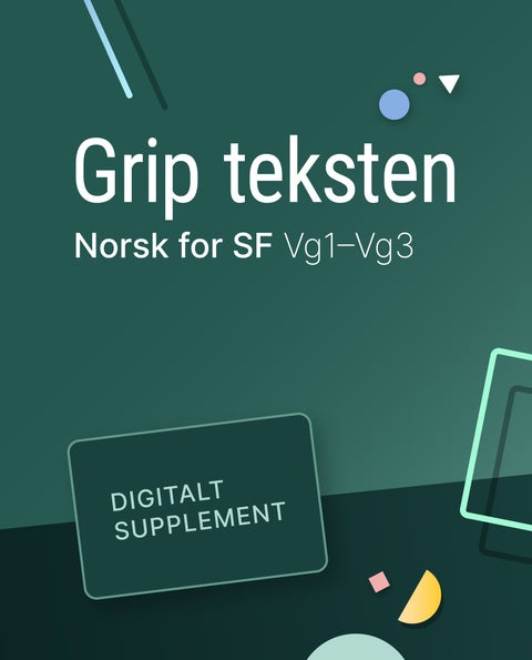 Grip teksten - Digitalt supplement : norsk for studieforberedende vg1-vg3