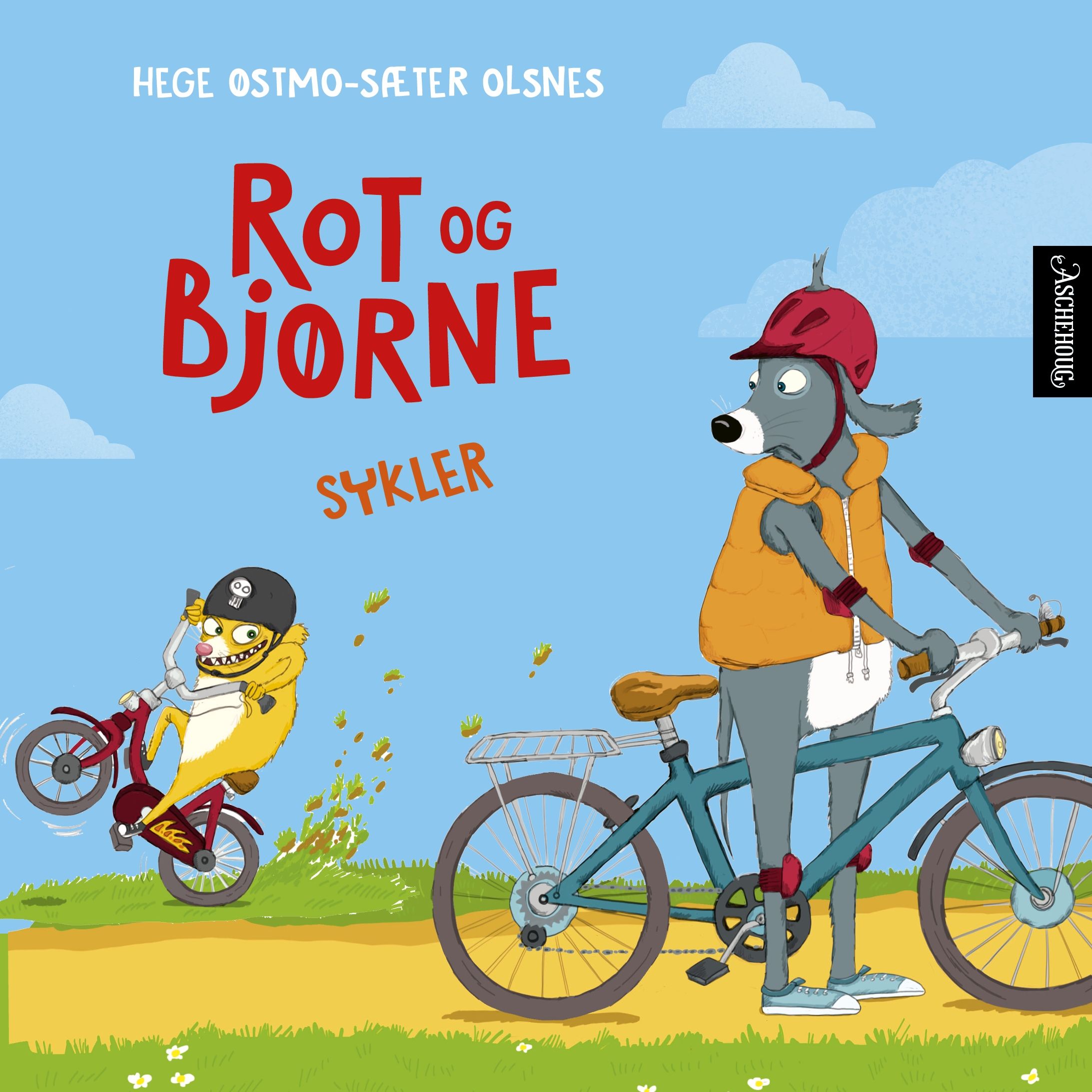 Rot og Bjørne sykler