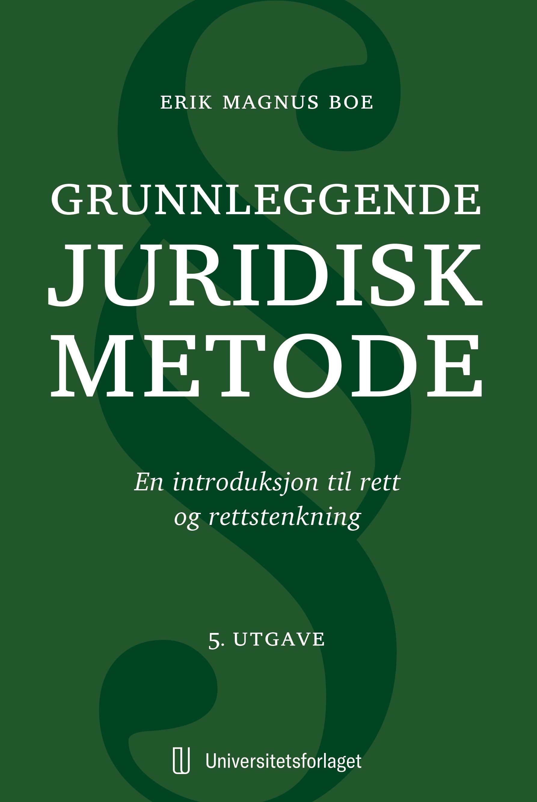 Grunnleggende juridisk metode