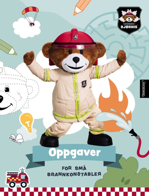 Brannbamsen Bjørnis - oppgaver for små brannkonstabler