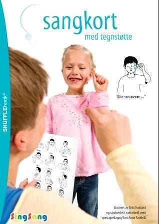 SingSang - sangkort med tegnstøtte : shufflebook