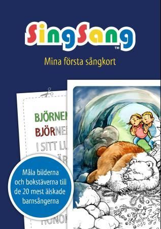 SingSang - mina första sångkort : malebok
