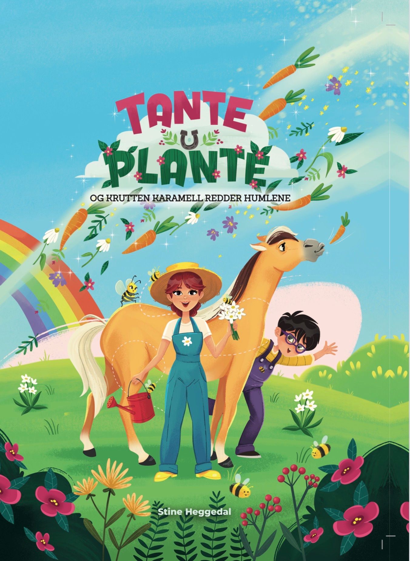 Tante Plante og Krutten Karamell redder humlene