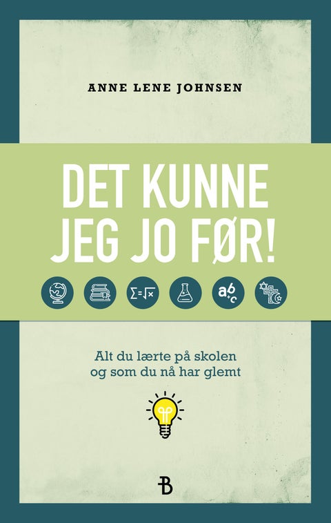 Det kunne jeg jo før! - alt du lærte på skolen og som du nå har glemt