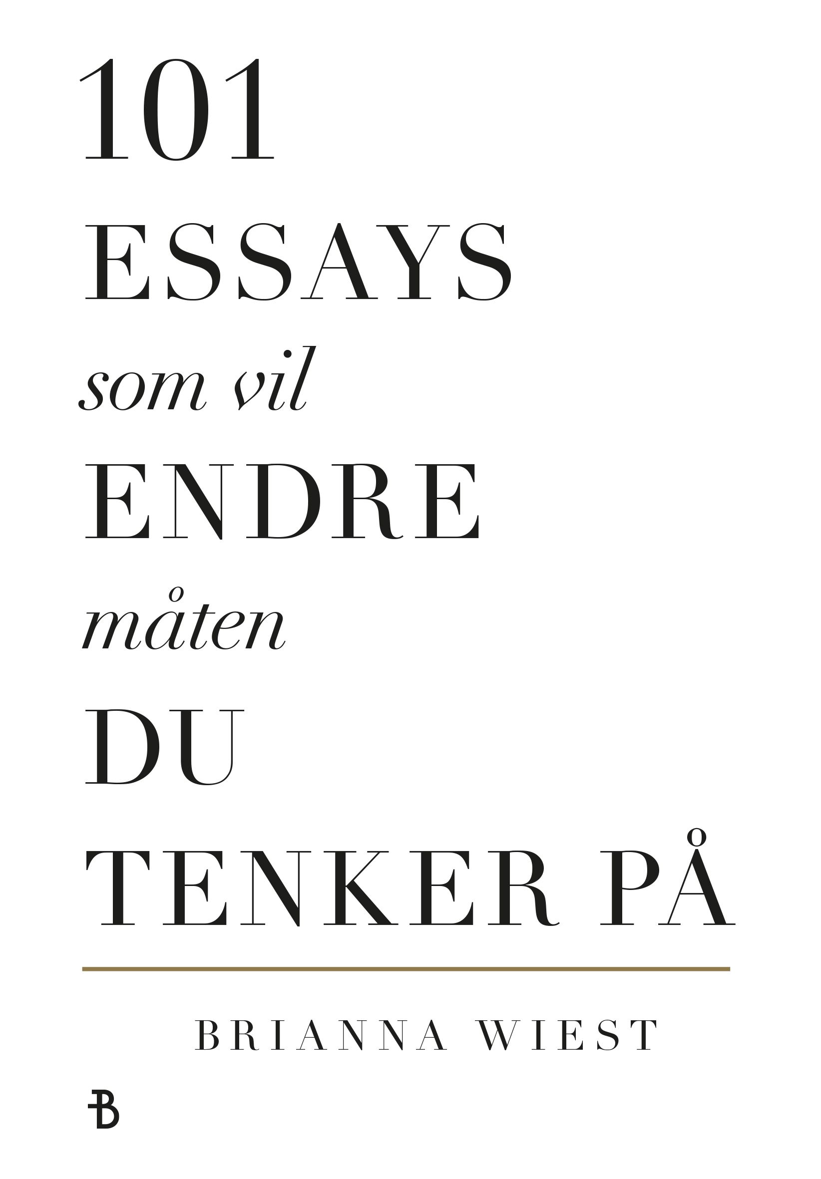 101 essays som vil endre måten du tenker på