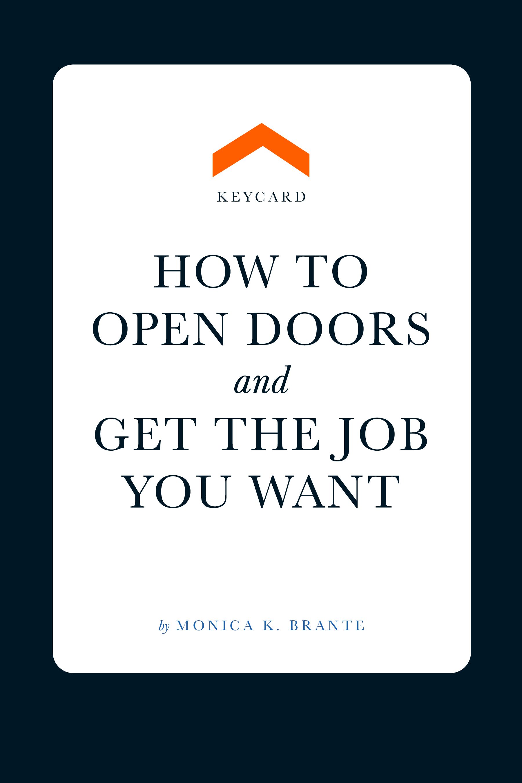 Keycard - how to open doors and get the job you want