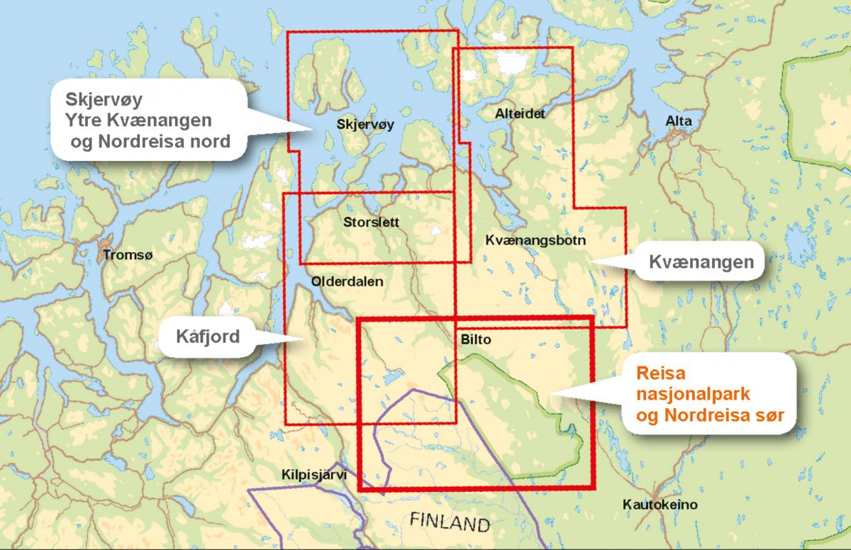 Reisa nasjonalpark og Nordreisa sør