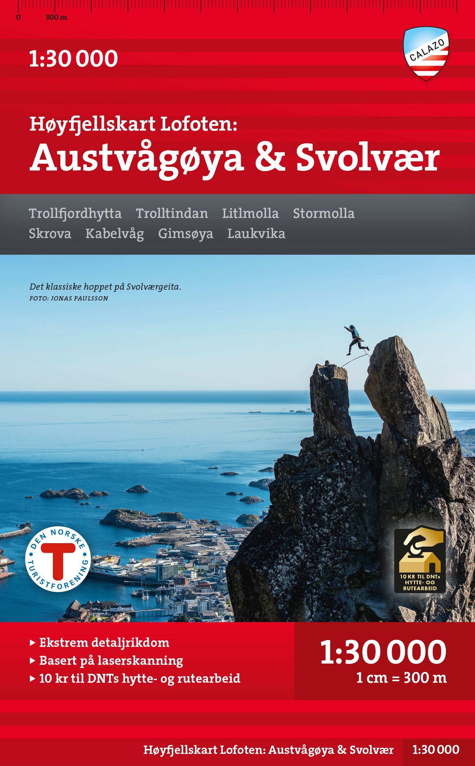 Høyfjellskart Lofoten: Austvågøya & Svolvær