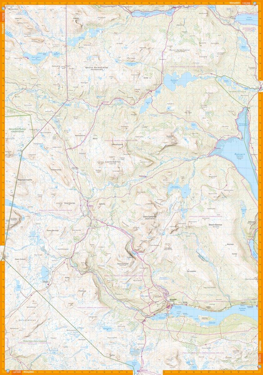 Kittelfjäll, Marsfjällen och Klimpfjäll