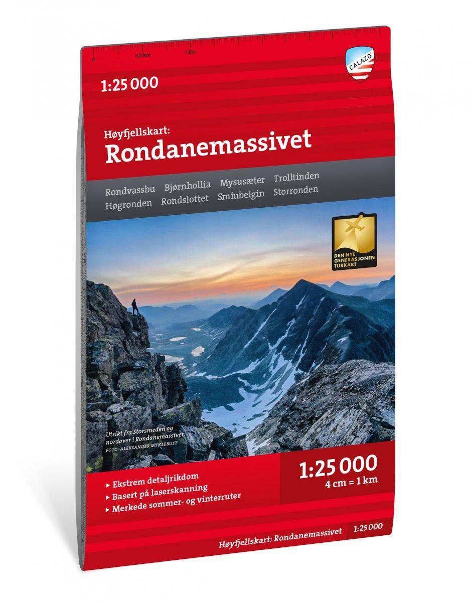 Høyfjellskart: Rondanemassivet