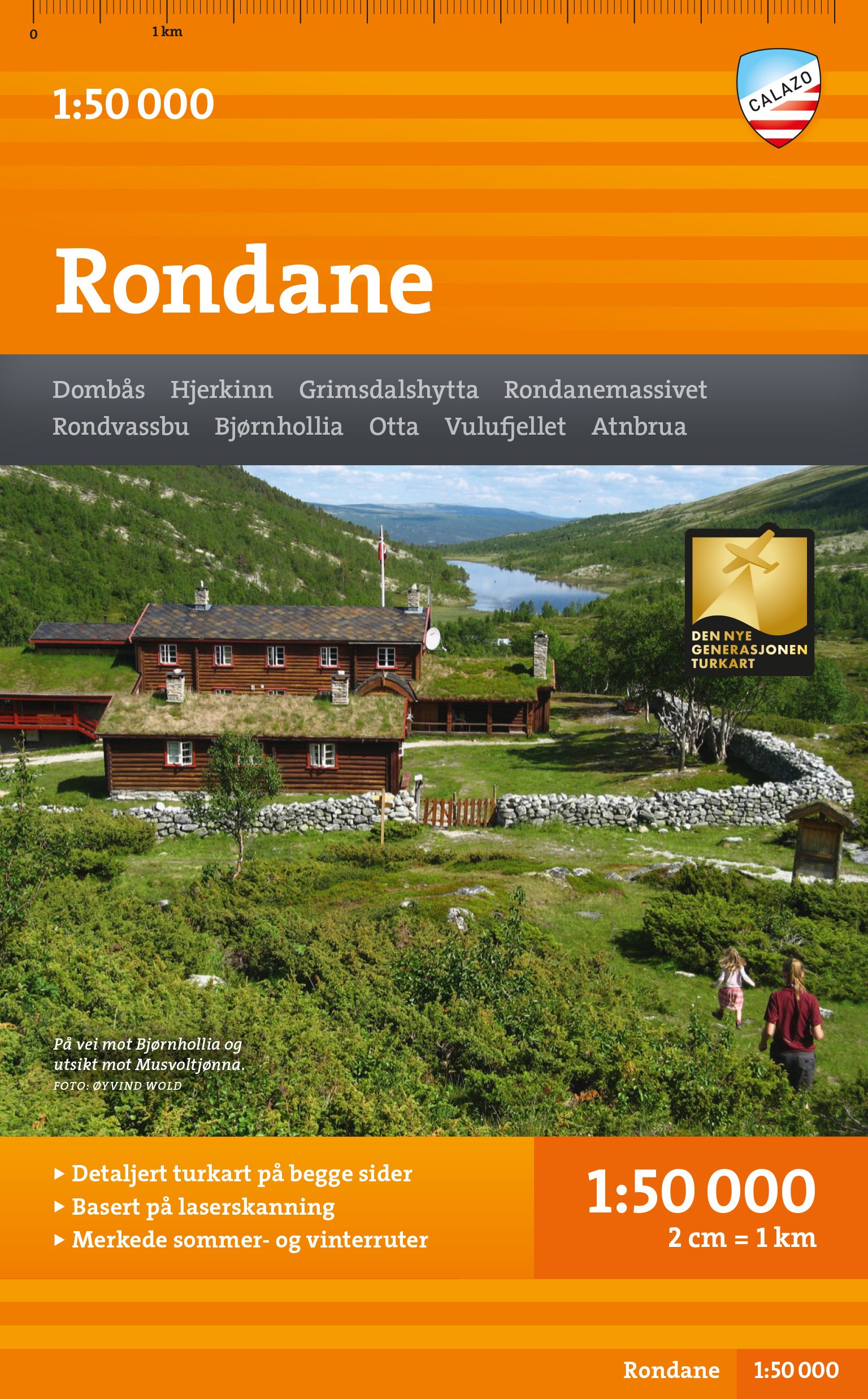Rondane Hiking Map