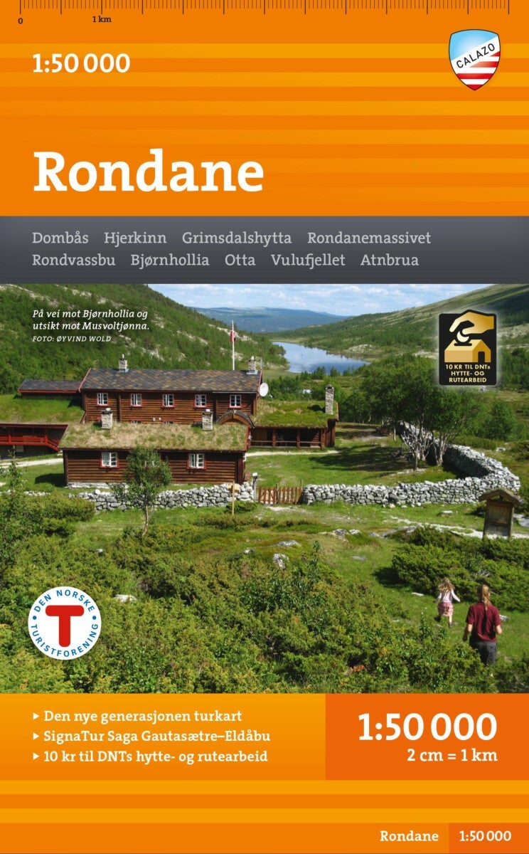 Rondane Hiking Map
