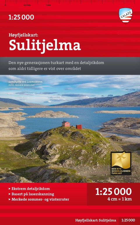 Høyfjellskart Sulitjelma