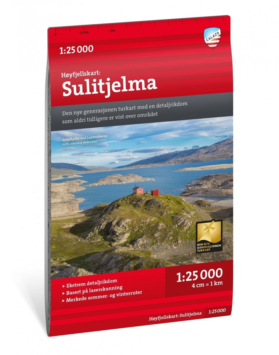 Høyfjellskart Sulitjelma