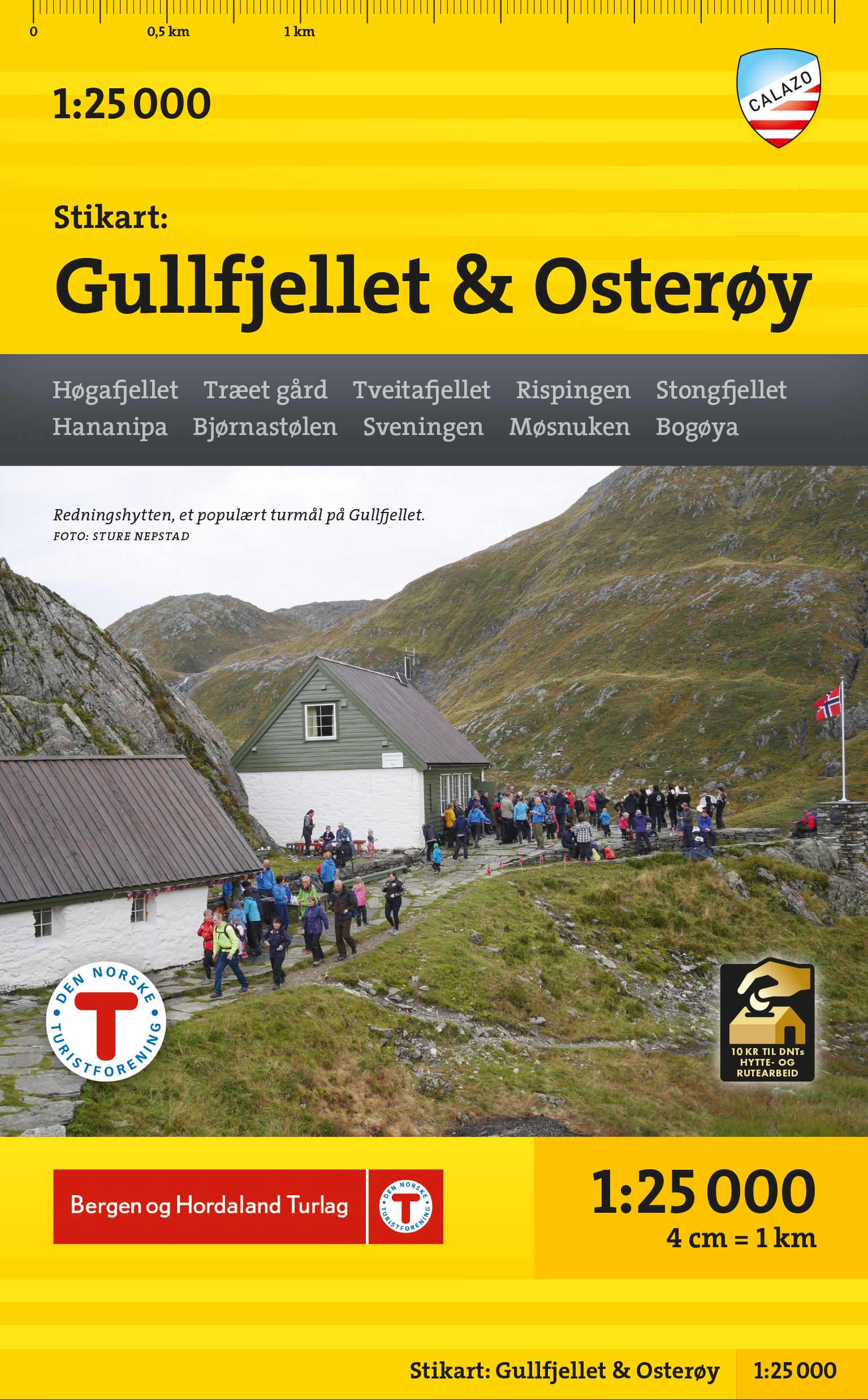 Stikart Gullfjellet & Osterøy